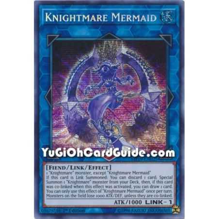 Knightmare Mermaid (Prismatic Secret Rare) – 2019 Gold Sarcophagus Mega Pack | Carta YUGIOH en México