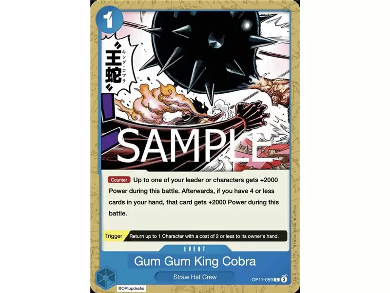 Gum-Gum King Cobra (Common)