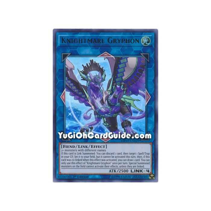 Knightmare Gryphon (Ultra Rare) – 2019 Gold Sarcophagus Mega Pack | Carta YUGIOH en México
