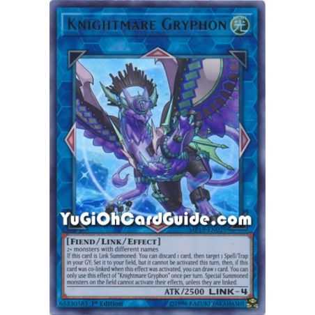 Knightmare Gryphon (Ultra Rare) – 2019 Gold Sarcophagus Mega Pack | Carta YUGIOH en México