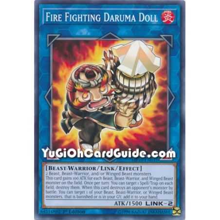 Fire Fighting Daruma Doll (Common) – 2019 Gold Sarcophagus Mega Pack | Carta YUGIOH en México