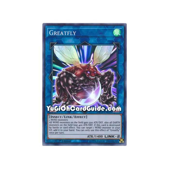 Greatfly (Super Rare) – 2019 Gold Sarcophagus Mega Pack | Carta YUGIOH en México
