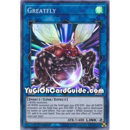 Greatfly (Super Rare) – 2019 Gold Sarcophagus Mega Pack | Carta YUGIOH en México