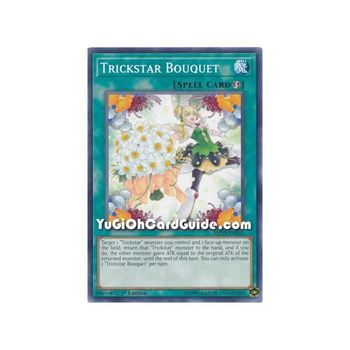 Trickstar Bouquet (Common) – 2019 Gold Sarcophagus Mega Pack | Carta YUGIOH en México