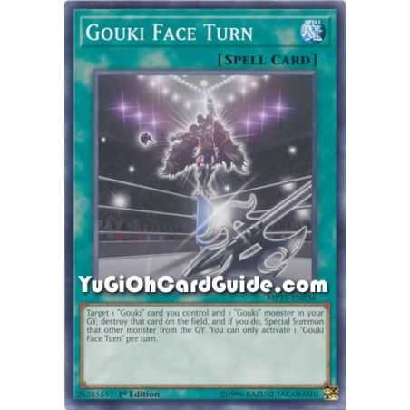 Gouki Face Turn (Common) – 2019 Gold Sarcophagus Mega Pack | Carta YUGIOH en México