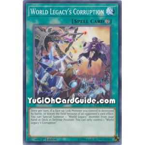 World Legacys Corruption (Common) – 2019 Gold Sarcophagus Mega Pack | Carta YUGIOH en México