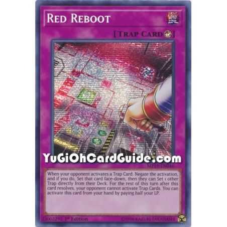 Red Reboot (Prismatic Secret Rare) – 2019 Gold Sarcophagus Mega Pack | Carta YUGIOH en México