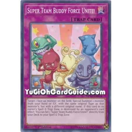 Super Team Buddy Force Unite! (Common) – 2019 Gold Sarcophagus Mega Pack | Carta YUGIOH en México