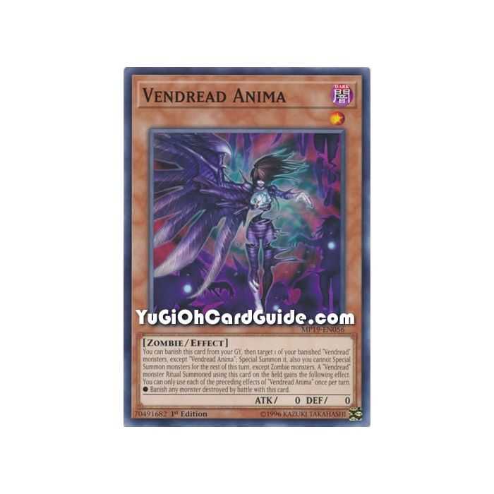 Vendread Anima (Common) – 2019 Gold Sarcophagus Mega Pack | Carta YUGIOH en México