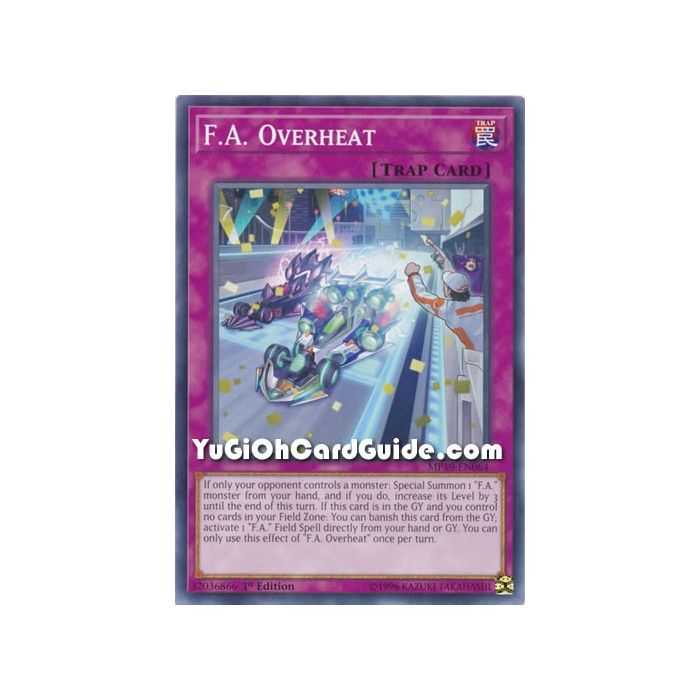 F.A. Overheat (Common) – 2019 Gold Sarcophagus Mega Pack | Carta YUGIOH en México