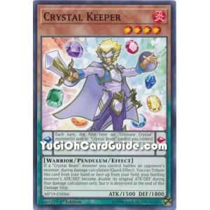 Crystal Keeper (Common) – 2019 Gold Sarcophagus Mega Pack | Carta YUGIOH en México