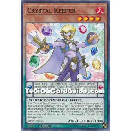 Crystal Keeper (Common) – 2019 Gold Sarcophagus Mega Pack | Carta YUGIOH en México