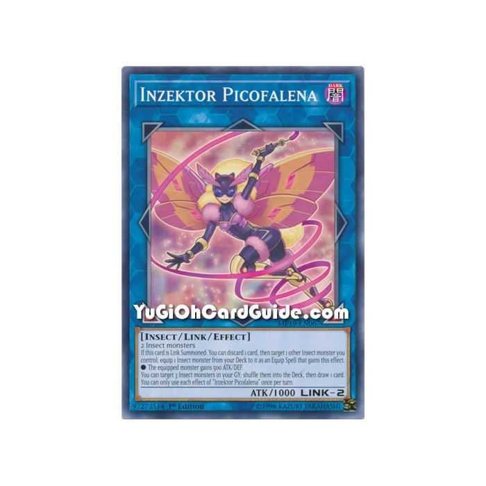 Inzektor Picofalena (Common) – 2019 Gold Sarcophagus Mega Pack | Carta YUGIOH en México