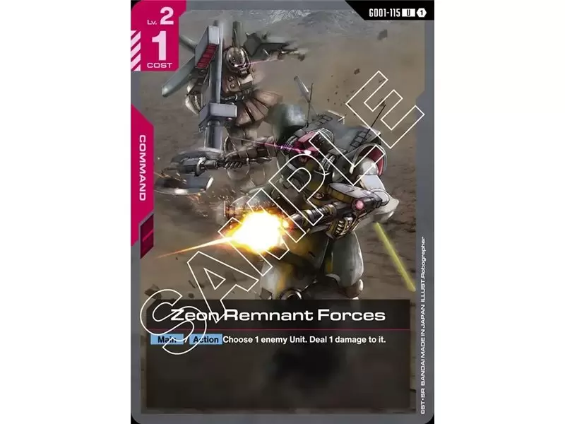 Zeon Remnant Forces (Uncommon)