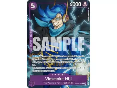 Vinsmoke Niji (PRB) (Full Art) – OP6 Wings of the Captain | Carta ONE PIECE en México