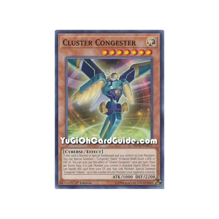 Cluster Congester (Common) – 2019 Gold Sarcophagus Mega Pack | Carta YUGIOH en México