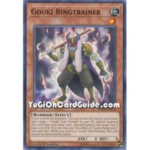 Gouki Ringtrainer (Common) – 2019 Gold Sarcophagus Mega Pack | Carta YUGIOH en México