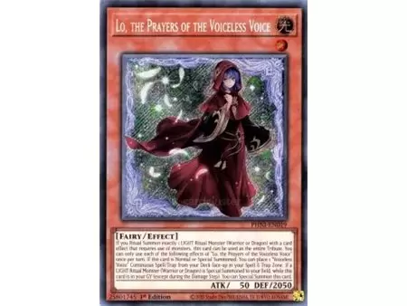 Lo, the Prayers of the Voiceless Voice (Prismatic Secret Rare)