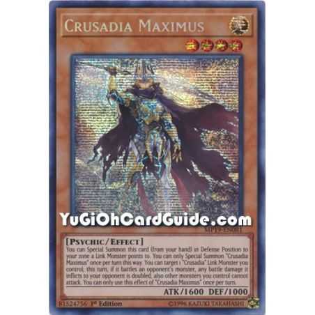 Crusadia Maximus (Secret Rare) – 2019 Gold Sarcophagus Mega Pack | Carta YUGIOH en México