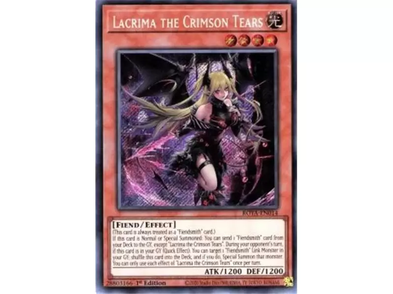 Lacrima the Crimson Tears (Prismatic Secret Rare)