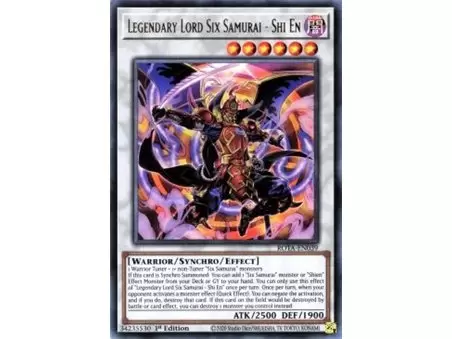 Legendary Lord Six Samurai - Shi En (Prismatic Secret Rare)