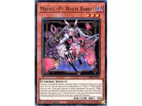Maliss P White Rabbit (Prismatic Secret Rare)