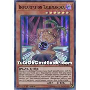 Impcantation Talismadra (Super Rare) – 2019 Gold Sarcophagus Mega Pack | Carta YUGIOH en México