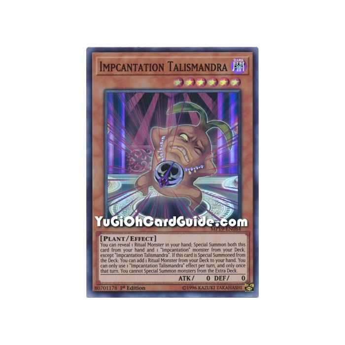 Impcantation Talismadra (Super Rare) – 2019 Gold Sarcophagus Mega Pack | Carta YUGIOH en México