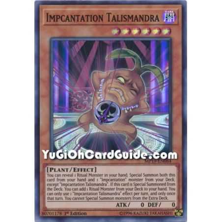 Impcantation Talismadra (Super Rare) – 2019 Gold Sarcophagus Mega Pack | Carta YUGIOH en México