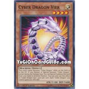 Cyber Dragon Vier (Common) – 2019 Gold Sarcophagus Mega Pack | Carta YUGIOH en México