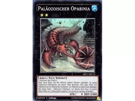 Paleozoic Opabinia (Prismatic Secret Rare)
