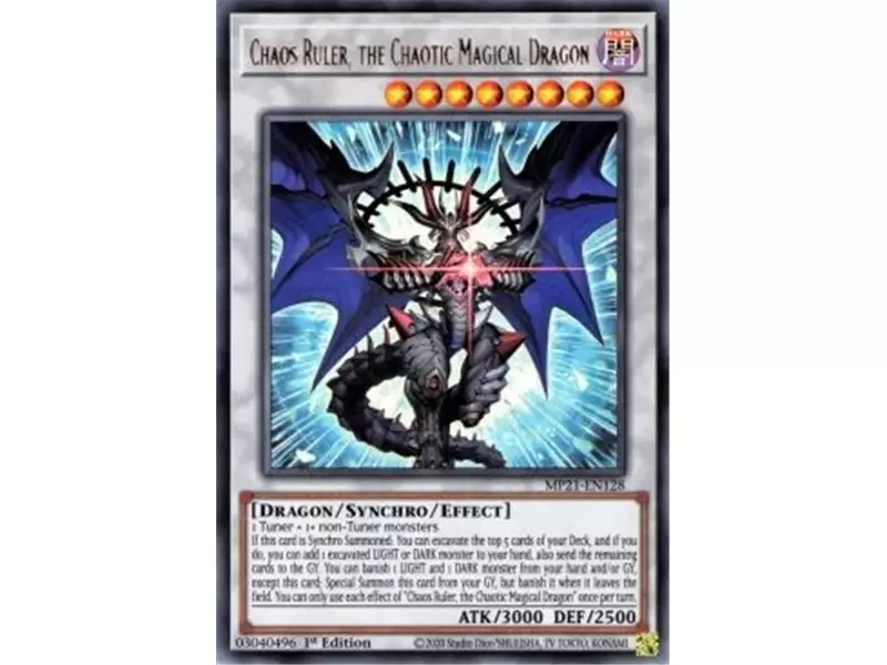 Chaos Ruler, the Chaotic Magical Dragon (Prismatic Secret Rare)