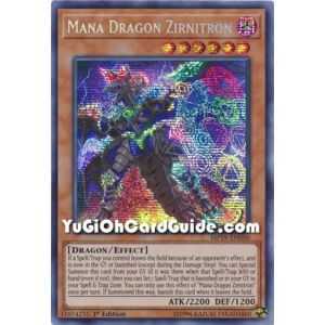 Mana Dragon Zirnitron (Prismatic Secret Rare) – 2019 Gold Sarcophagus Mega Pack | Carta YUGIOH en México