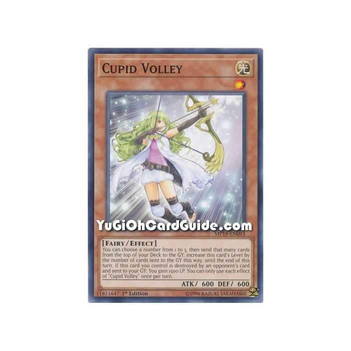 Cupid Volley (Common) – 2019 Gold Sarcophagus Mega Pack | Carta YUGIOH en México