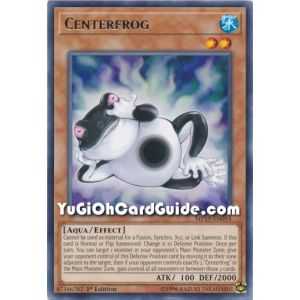 Centerfrog (Rare) – 2019 Gold Sarcophagus Mega Pack | Carta YUGIOH en México