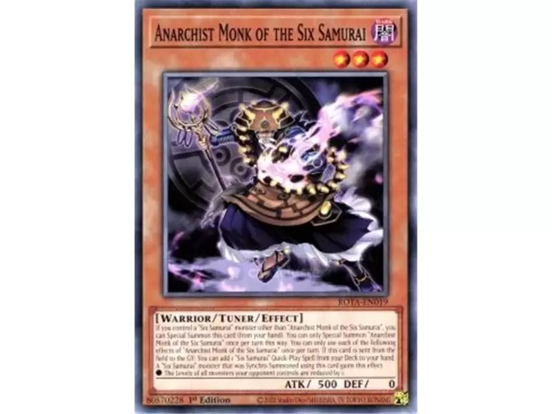 Anarchist Monk of the Six Samurai (Ultra Rare)