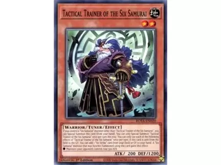 Tactical Trainer of the Six Samurai (Ultra Rare)
