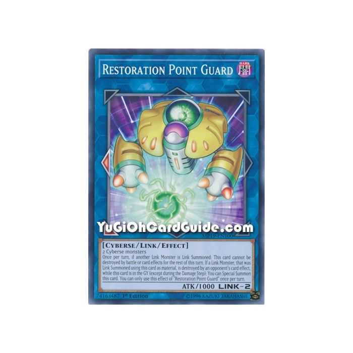 Restoration Point Guard (Common) – 2019 Gold Sarcophagus Mega Pack | Carta YUGIOH en México