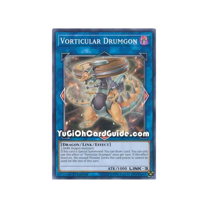 Vorticular Drumgon (Common) – 2019 Gold Sarcophagus Mega Pack | Carta YUGIOH en México