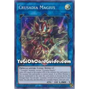Crusadia Magius (Prismatic Secret Rare) – 2019 Gold Sarcophagus Mega Pack | Carta YUGIOH en México