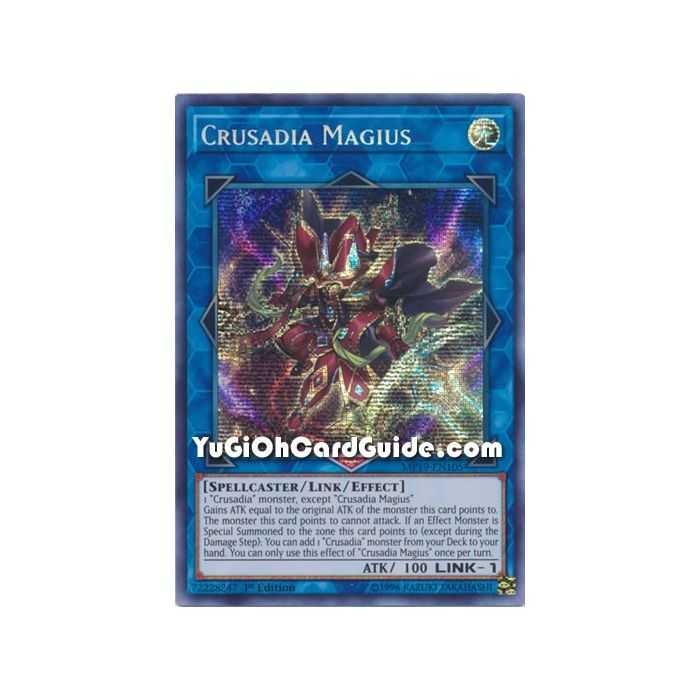 Crusadia Magius (Prismatic Secret Rare) – 2019 Gold Sarcophagus Mega Pack | Carta YUGIOH en México