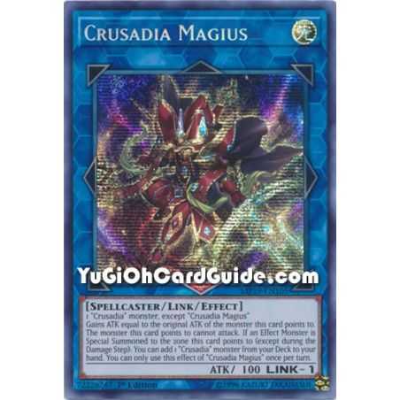 Crusadia Magius (Prismatic Secret Rare) – 2019 Gold Sarcophagus Mega Pack | Carta YUGIOH en México