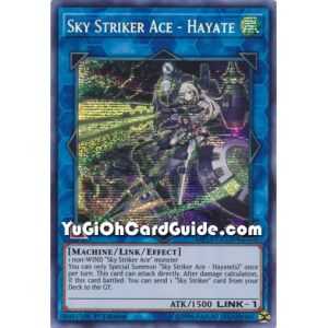 Sky Striker Ace - Hayate (Prismatic Secret Rare) – 2019 Gold Sarcophagus Mega Pack | Carta YUGIOH en México