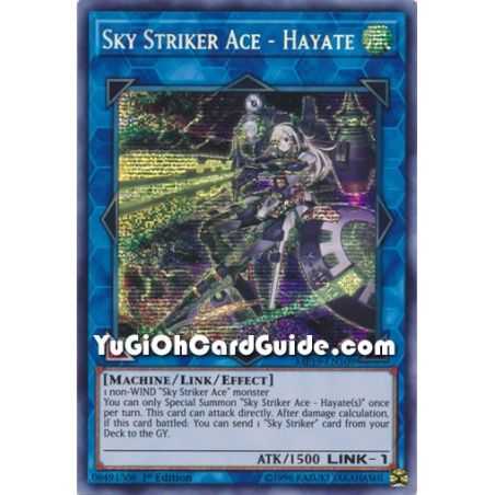 Sky Striker Ace - Hayate (Prismatic Secret Rare) – 2019 Gold Sarcophagus Mega Pack | Carta YUGIOH en México