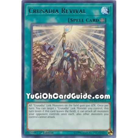 Crusadia Revival (Rare) – 2019 Gold Sarcophagus Mega Pack | Carta YUGIOH en México