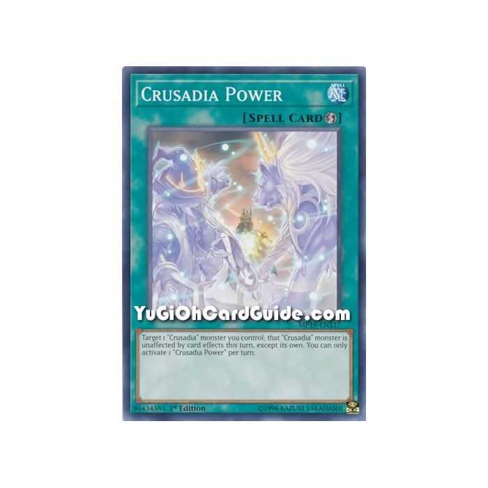 Crusadia Power (Common) – 2019 Gold Sarcophagus Mega Pack | Carta YUGIOH en México