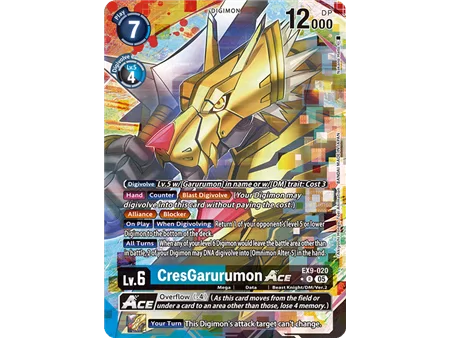 CresGarurumon ACE (Alternate Art)