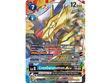 CresGarurumon ACE (Alternate Art)