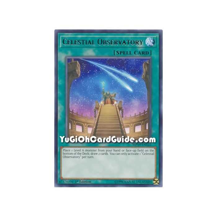 Celestial Observatory (Rare) – 2019 Gold Sarcophagus Mega Pack | Carta YUGIOH en México