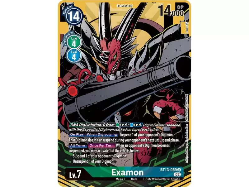 Examon (Alternate Art) – BT13 Versus Royal Knight | Carta DIGIMON en México